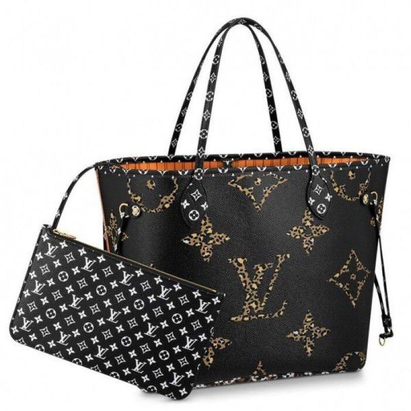 Neverfull MM Monogram Jungle Leopard Zebra M44676