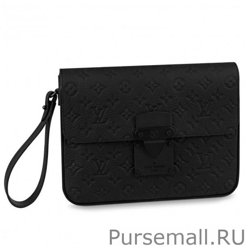 S Lock A4 Pouch Monogram M80582
