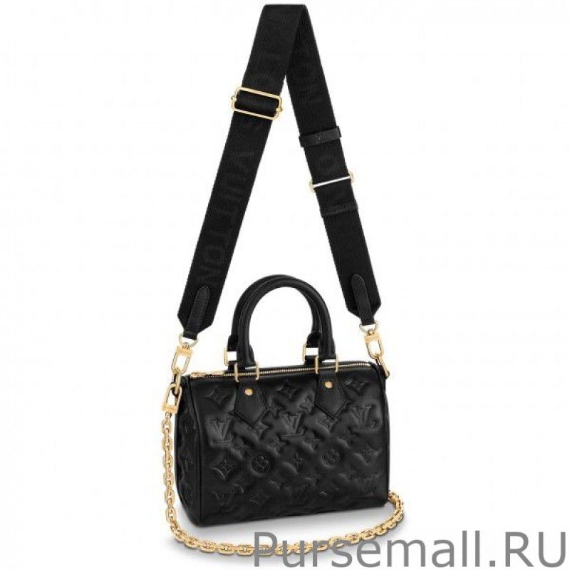 Speedy Bandouliere 22 Bag Monogram Lambskin M58631