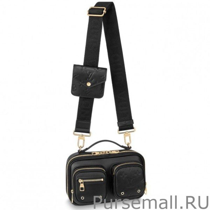 Utility Crossbody Bag In Black M80450
