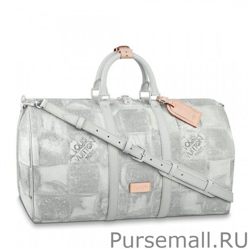 Keepall Bandouliere 50 Damier Salt N50069