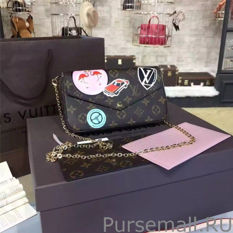 Monogram Canvas Pochette Felicie M62145