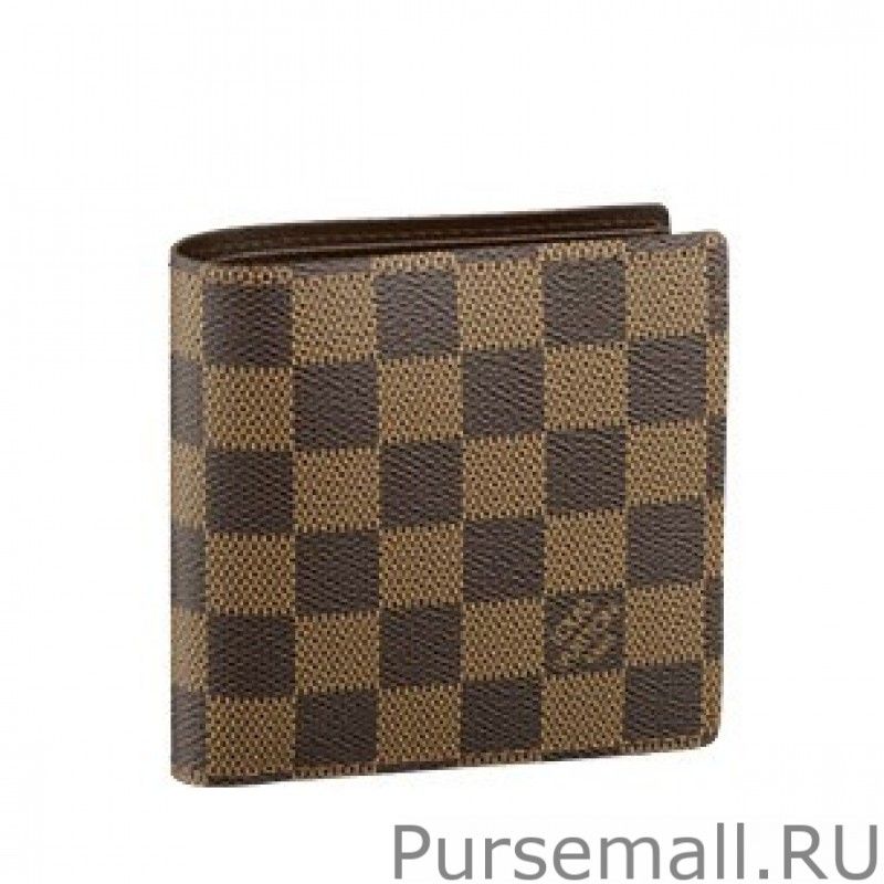 Damier Ebene Canvas Canvas Marco Wallet N61675
