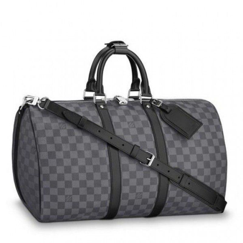 Keepall Bandouliere 45 Damier Graphite N41418