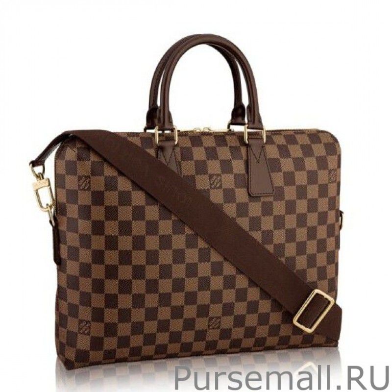 Porte Documents Jour Damier Ebene N42242