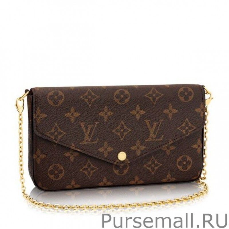 Felicie Chain Wallet Monogram M61276