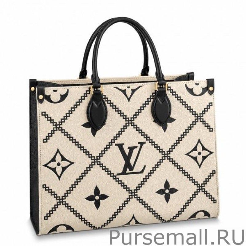Onthego MM Bag Monogram Empreinte M46016