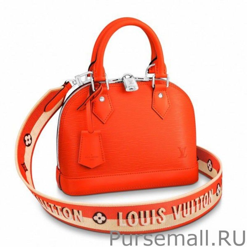 Epi Alma BB Bag With Jacquard Strap M57429