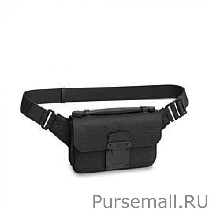 S Lock Sling Bag M58487 Black