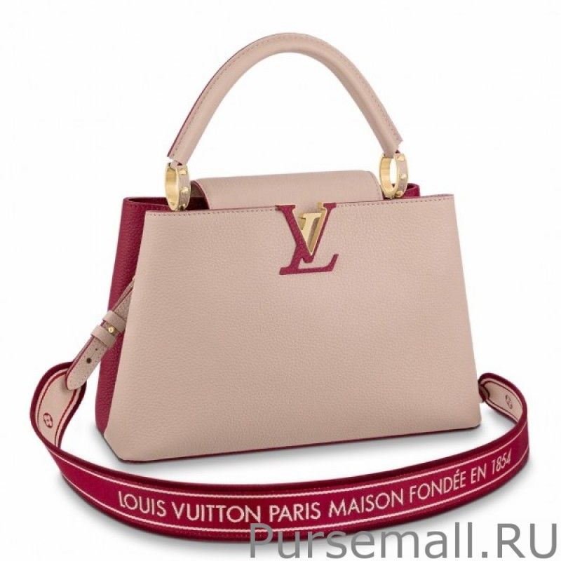 Capucines MM Bag In Bicolor Leather M58610