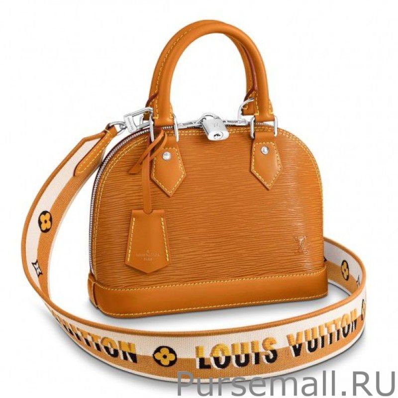 Epi Alma BB Bag With Jacquard Strap M57540