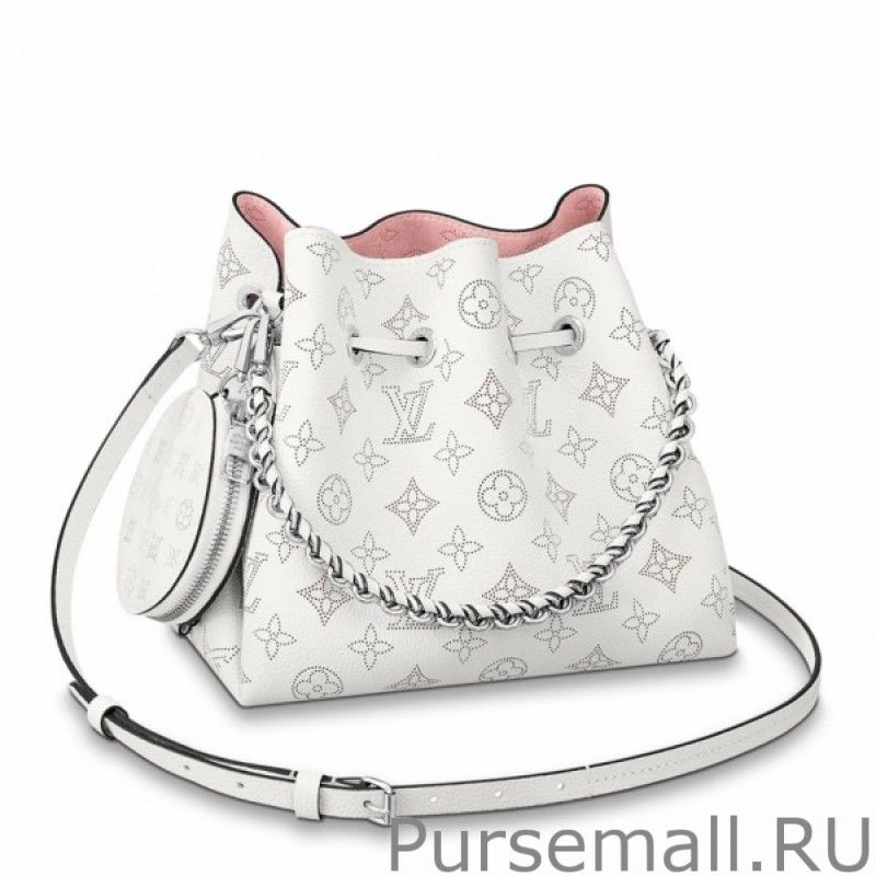 Bella Bag In White Mahina Leather M58480