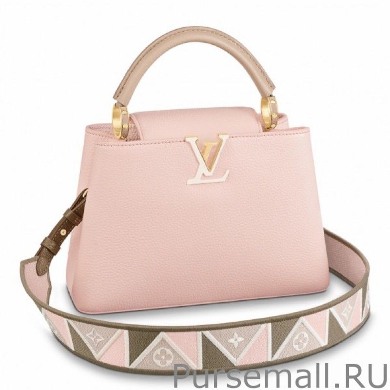 Capucines BB Bag In Pink Leather M59061