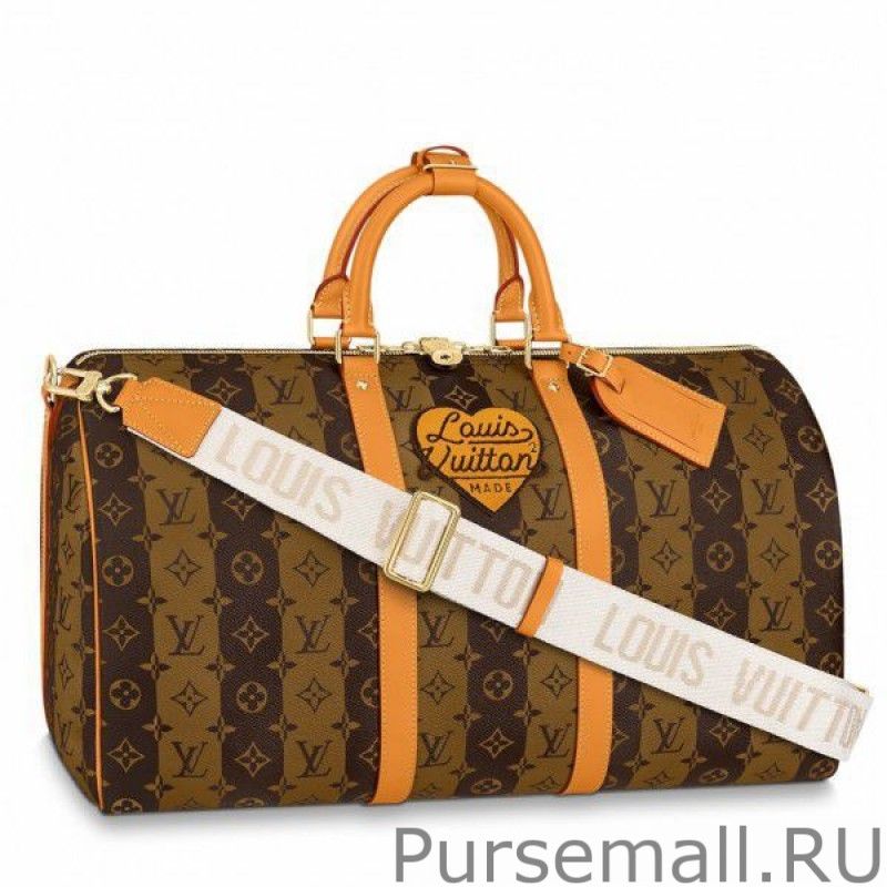 Keepall Bandouliere 50 Monogram Stripes Eclipse M45967