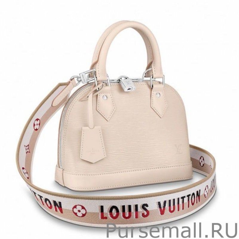 Epi Alma BB Bag With Jacquard Strap M58706