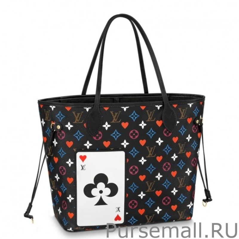 Game On Neverfull MM Black Bag M57483