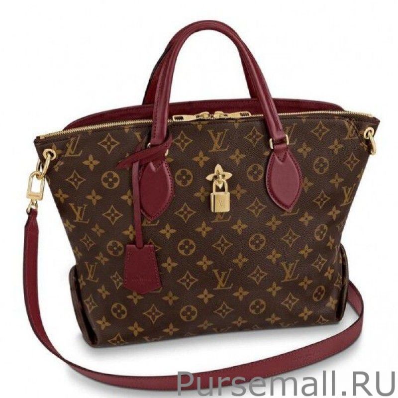 Flower Zipped Tote MM Monogram M44348