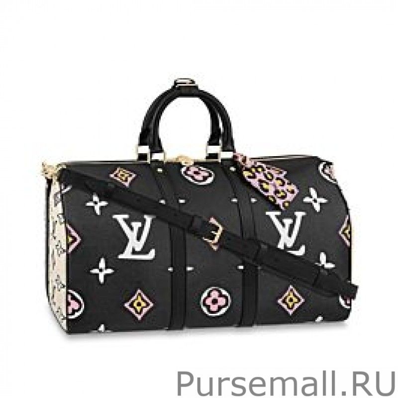 Keepall Bandouliere 45 Bag M58656 Black