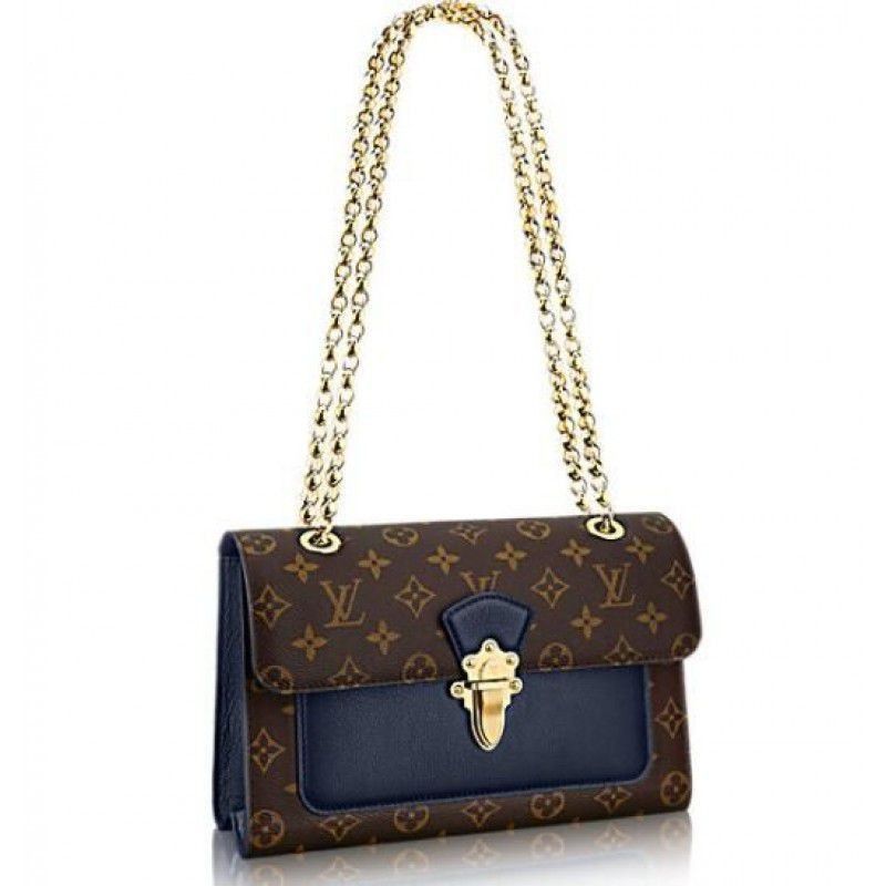 Victoire Monogram Canvas M44038 Navy Blue