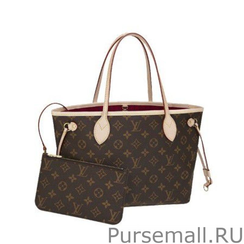 Neverfull PM Monogram Canvas M41001 Fuchsia