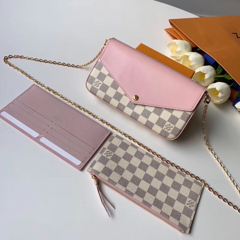 Pochette Felicie Damier Azur N60235