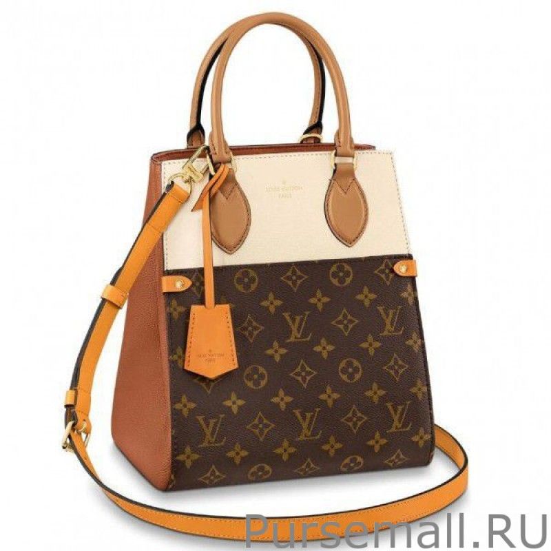 Fold Tote MM Monogram Calfskin M45376