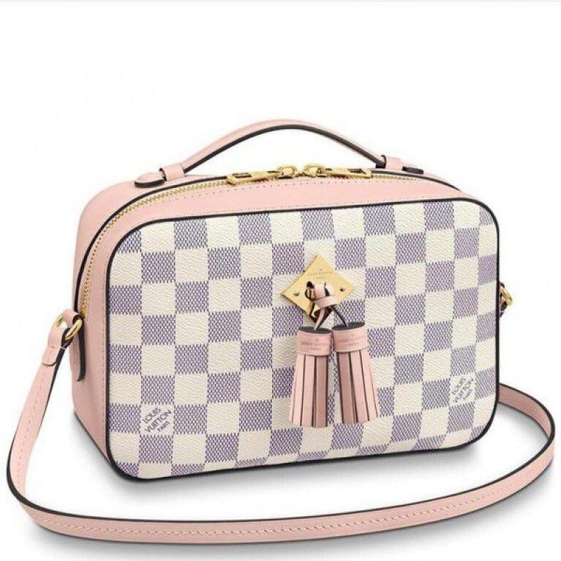 Saintonge Bag Damier Azur N40155