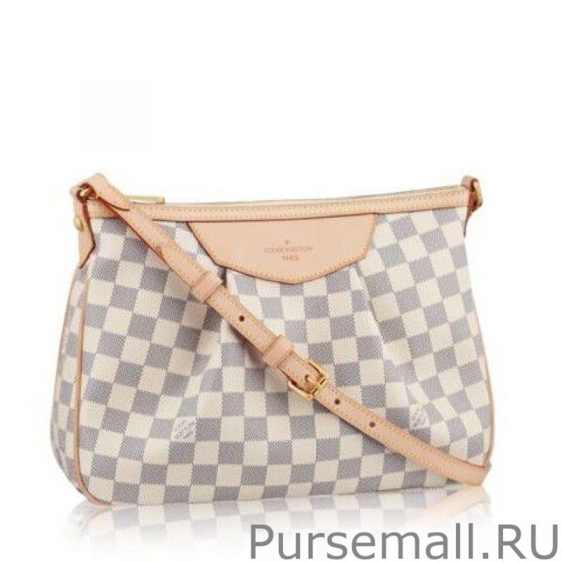 Siracusa PM bags Damier Azur Canvas N41113