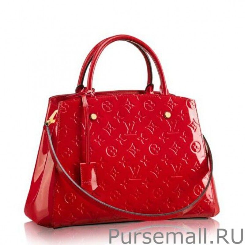 Montaigne MM Monogram Vernis M50167
