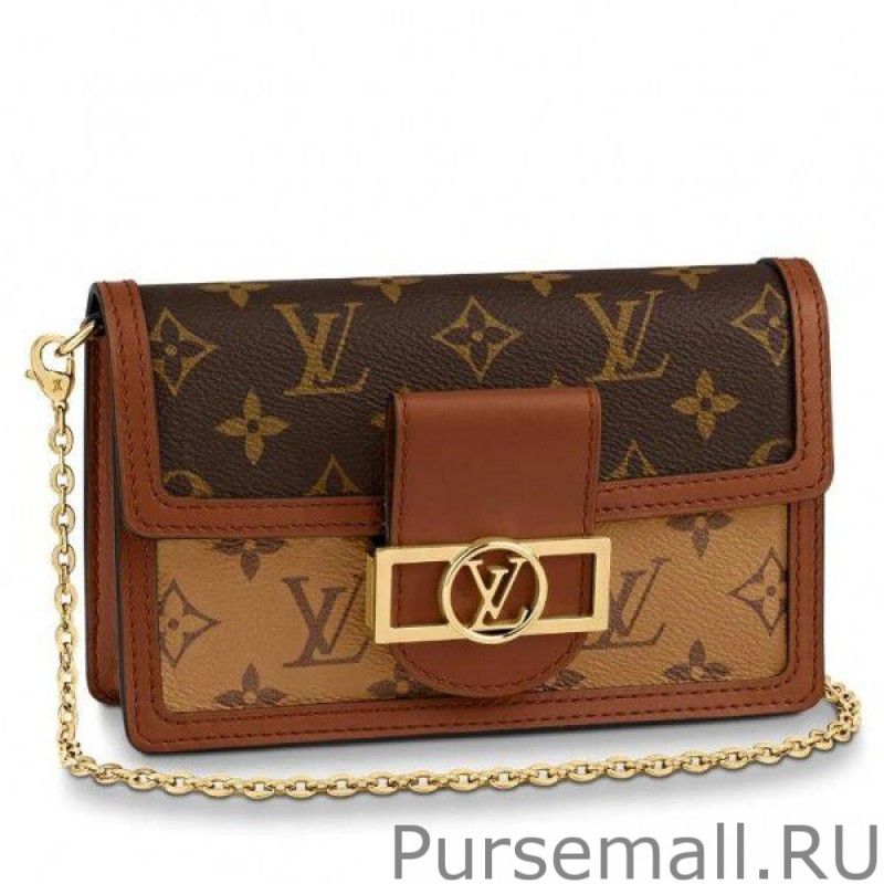 Dauphine Chain Wallet Monogram Reverse M68746