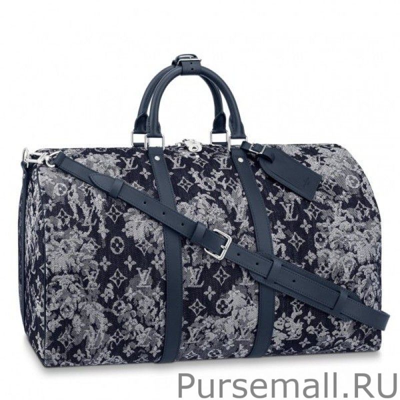 Keepall Bandouliere 50 Monogram Tapestry M57285