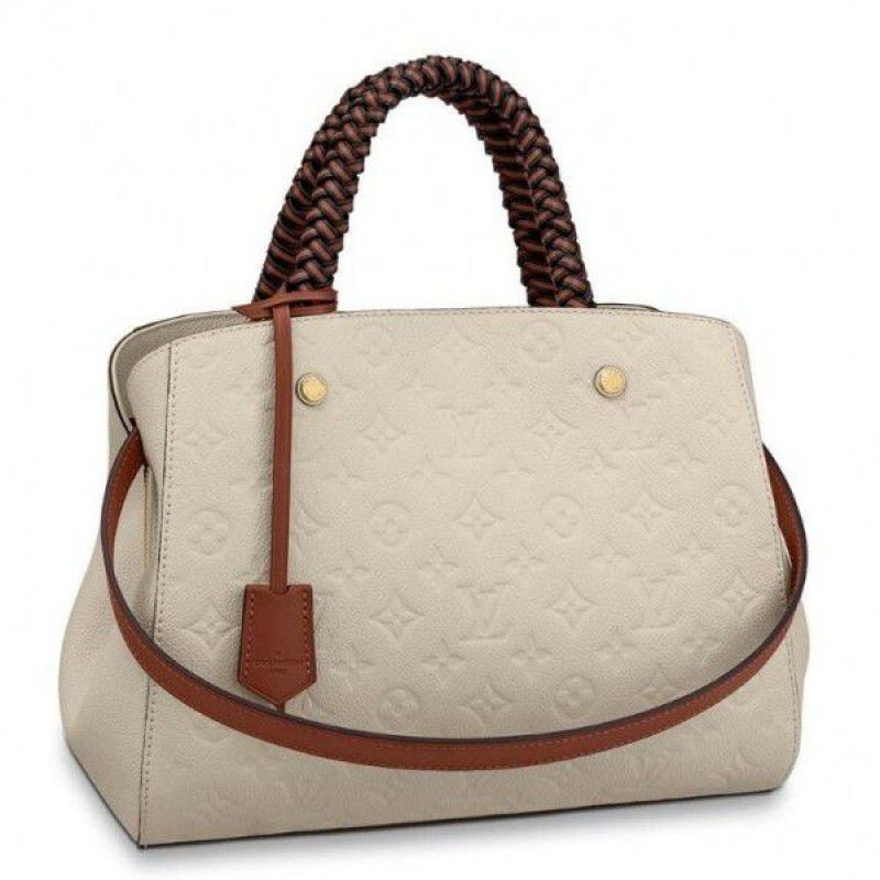 Montaigne MM Bag Braided Monogram Empreinte M53939