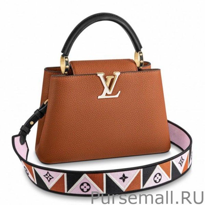 Capucines BB Bag In Brown Leather M59266