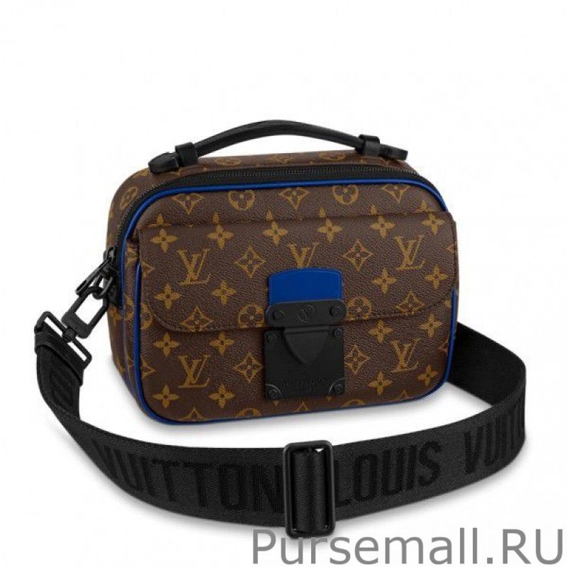 S Lock Messenger Monogram Macassar M45863