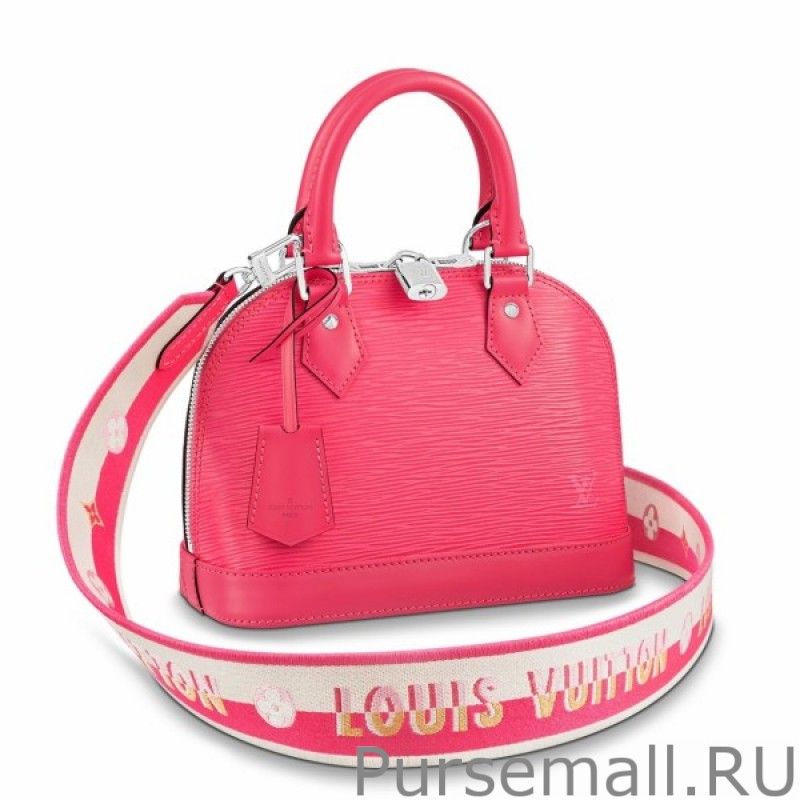 Epi Alma BB Bag With Jacquard Strap M59346