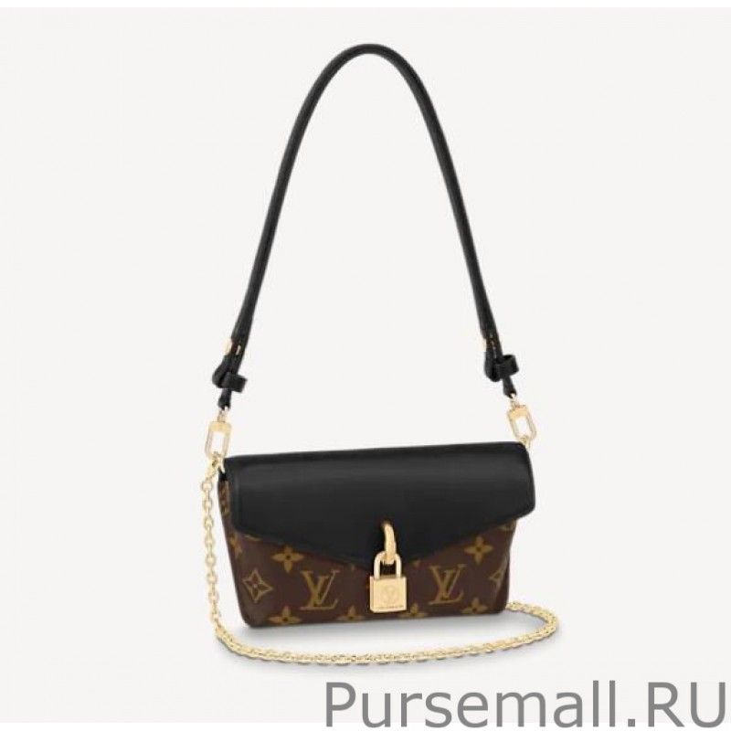 Padlock On Strap Handbags M80559 Black