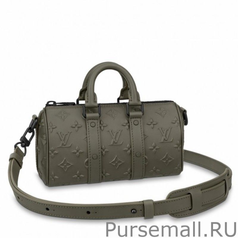 Keepall XS Bag Monogram Seal Leather M57961