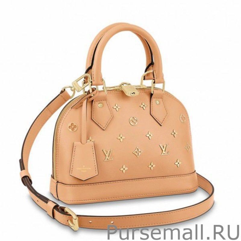 Alma BB Bag With Metallic Monogram Pattern M58638
