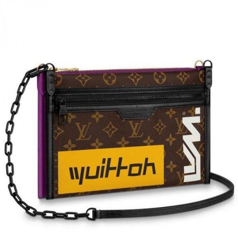 Double Flat Messenger Bag Monogram M44641
