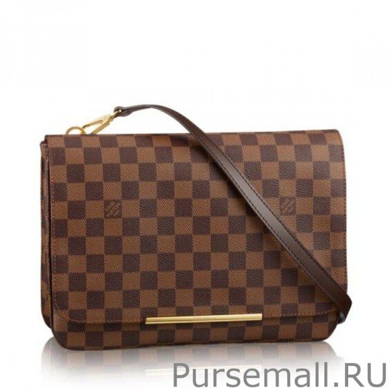 Hoxton GM Damier Ebene Canvas N41253