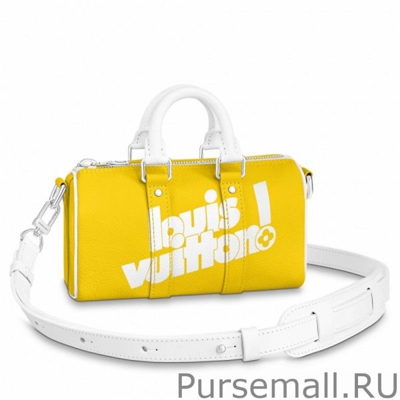 Keepall XS Bag In Yellow Leather M80842