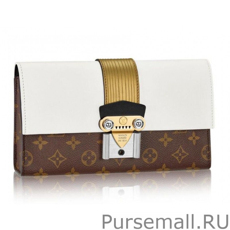 Column Clutch Monogram Canvas M54617