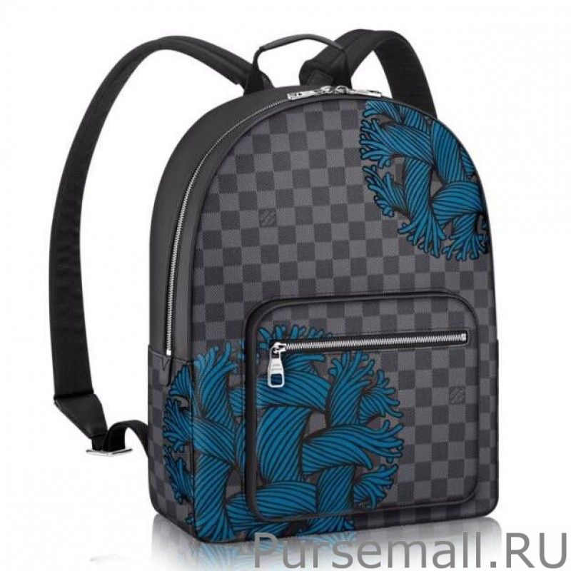 Josh Backpack Damier Graphite Rope N41712