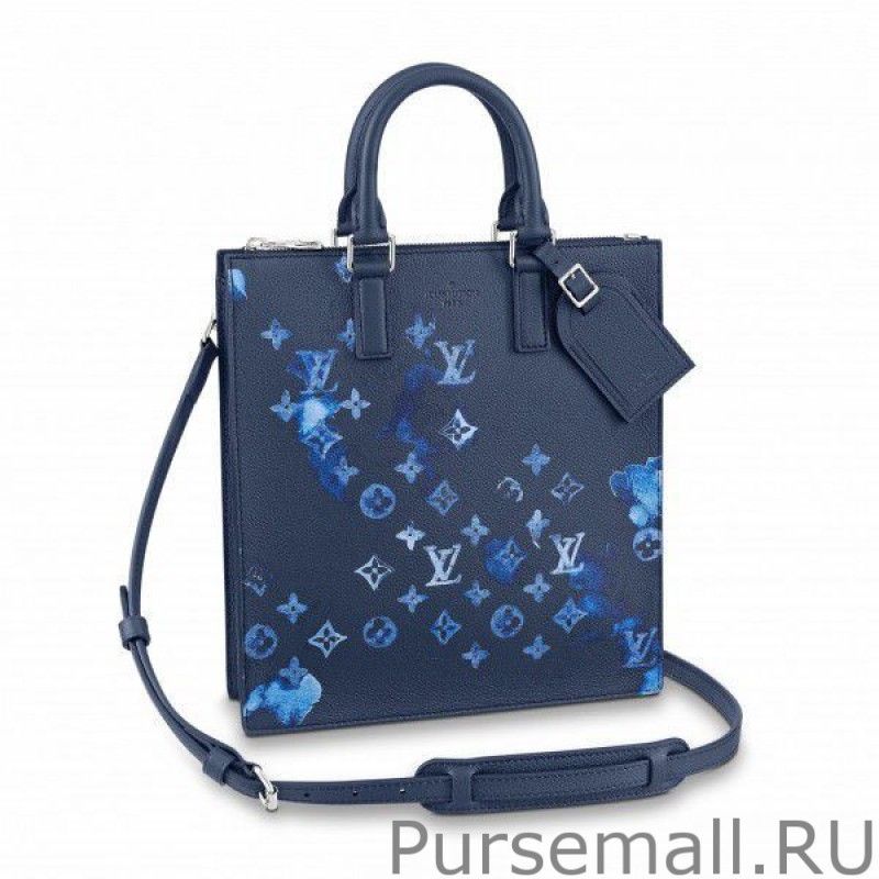 Sac Plat Zippe Ink Watercolor M57843