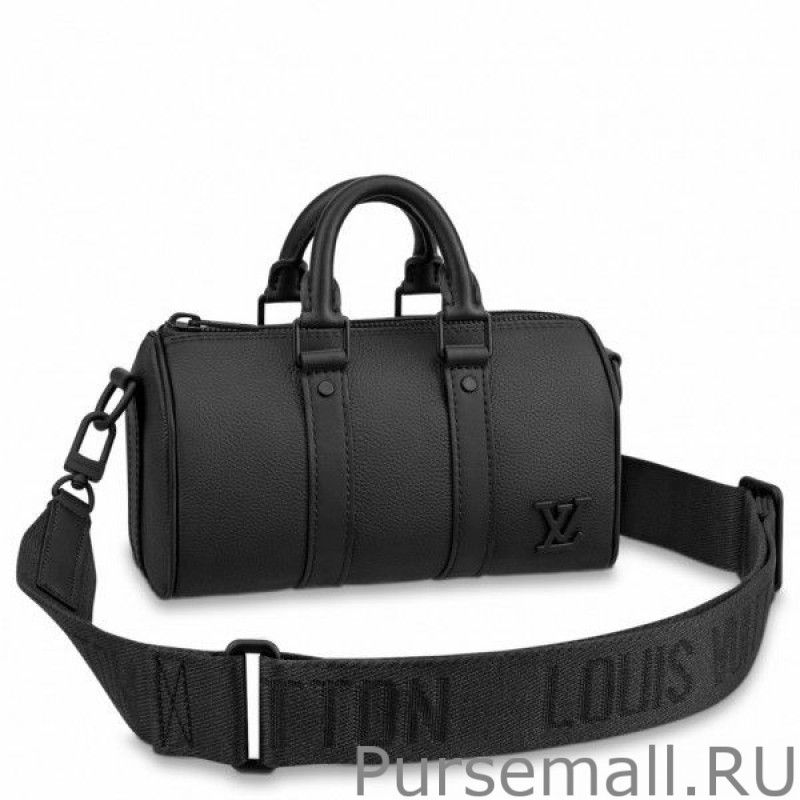 Keepall XS Bag Black Aerogram Leather M80950