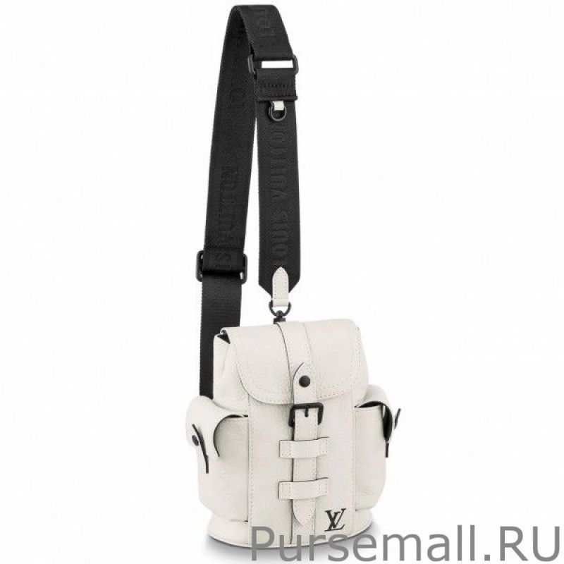 Christopher XS Bag In White Leather M58493