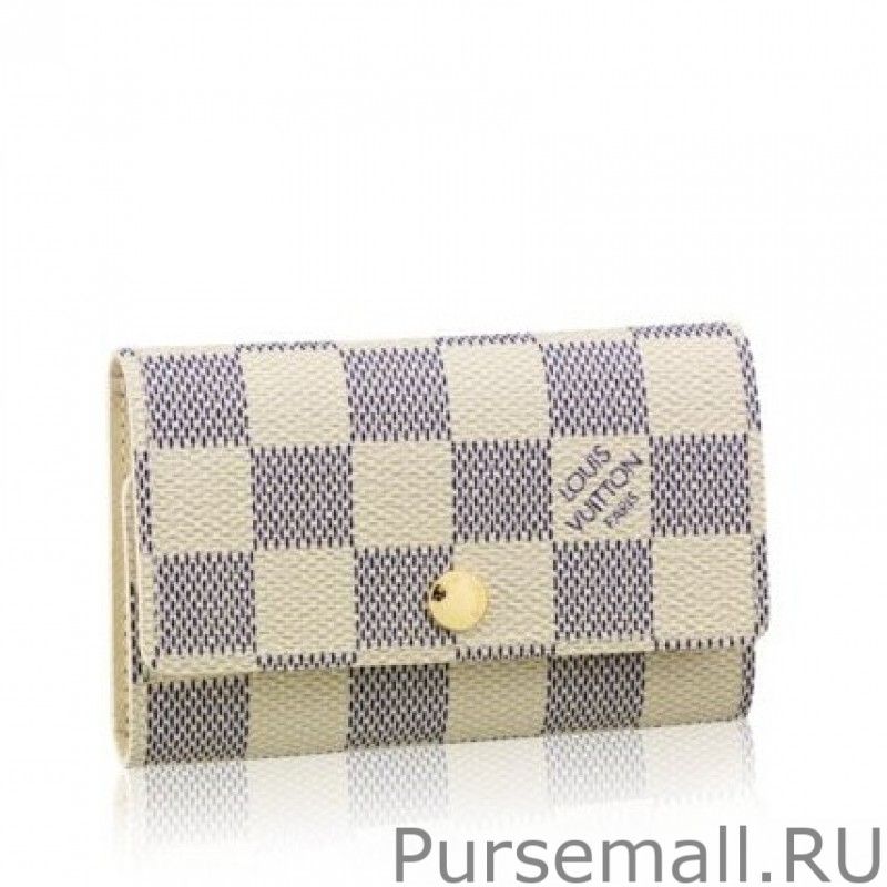 6 Key Holder Damier Azur Canvas N61745