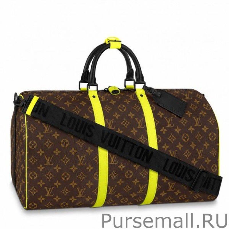 Keepall Bandouliere 50 Bag Monogram Yellow M45866