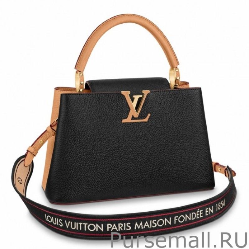Capucines MM Bag In Bicolor Leather M58608