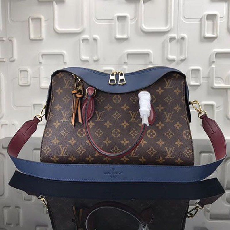 Monogram Canvas Tuileries Marine Bordeaux M43439